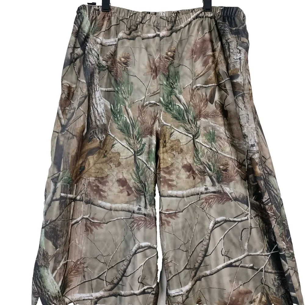 Mad Dog Camouflage Pants Mens 2XL Hunting Realtree Camo Mesh Lined Elastic Waist